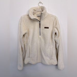 Columbia Fire Side II Sherpa Full zip Fleece -chalk color